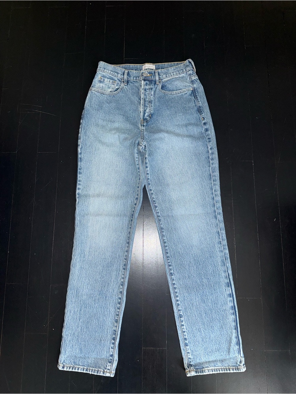 Light Wash High-Rise Dad Jeans